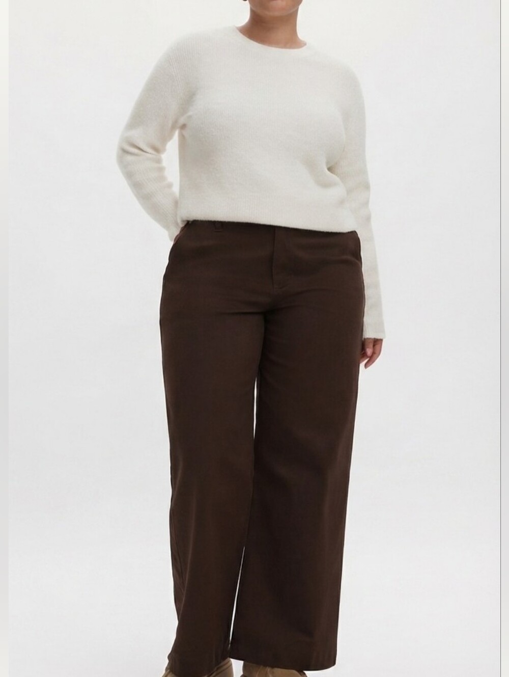 Brown Denim - Reitmans Wide Leg.